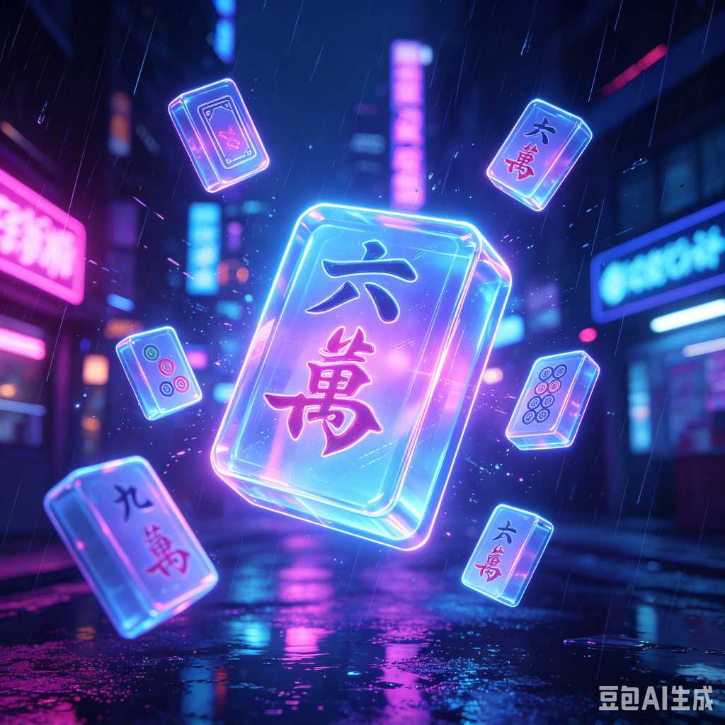 retro vintage mahjong set