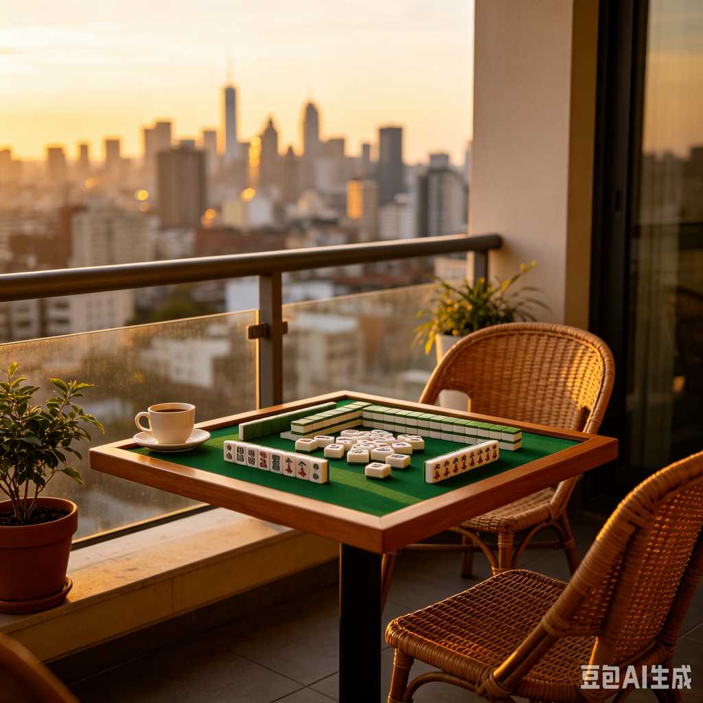 metallic finish mahjong set